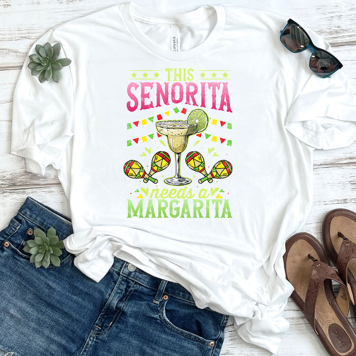 This Señorita Needs A Margarita DTF Transfer