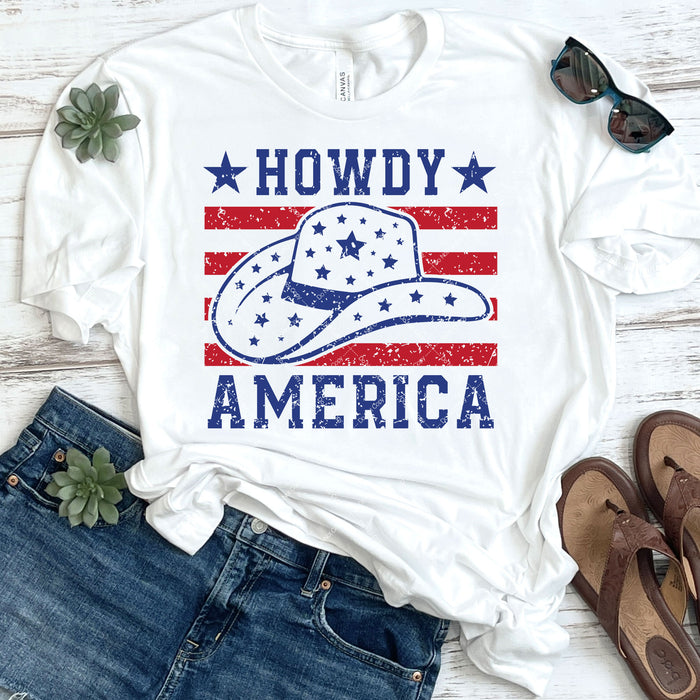 Howdy America DTF Transfer