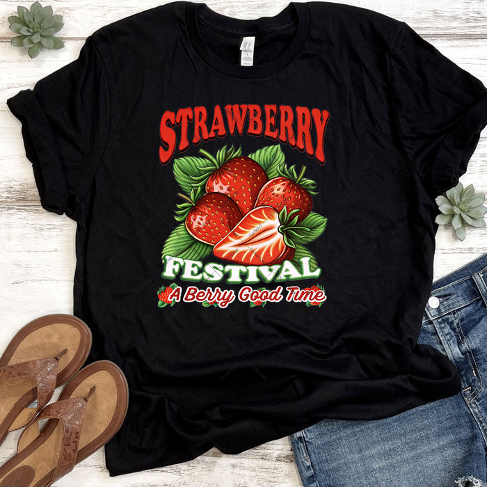 Strawberry Festival DTF Transfer