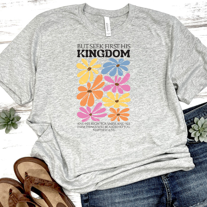 But Seek First His Kingdom DTF Transfer