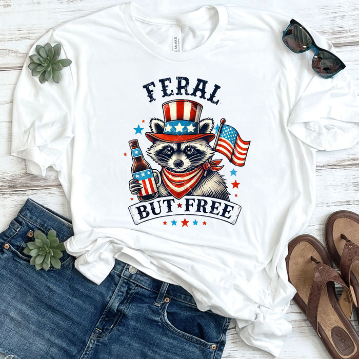 Feral But Free DTF Transfer