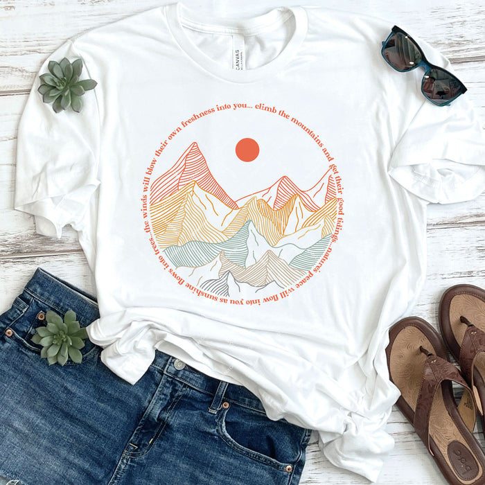 Climb The Mountains DTF Transfer