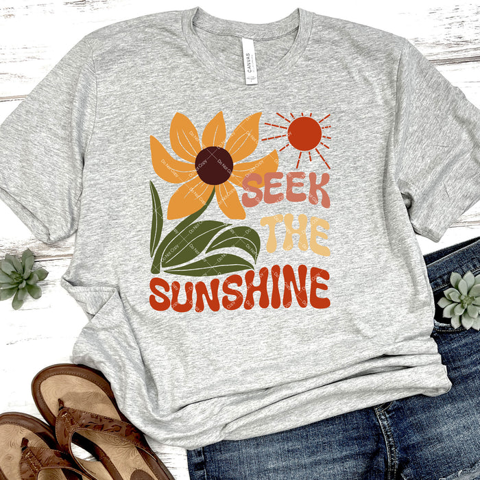 Seek The Sunshine DTF Transfer