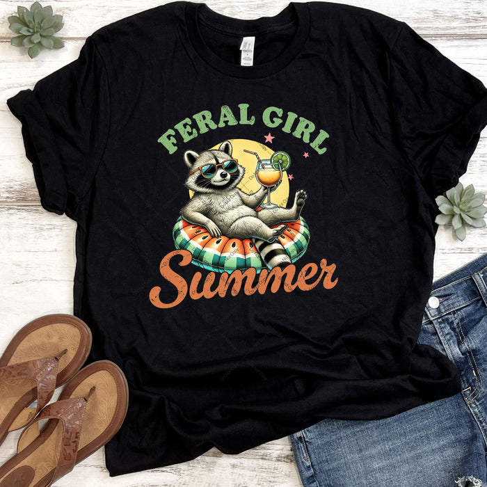 Feral Girl Summer DTF Transfer