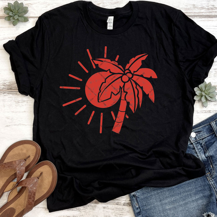 Summer Beach DTF Transfer