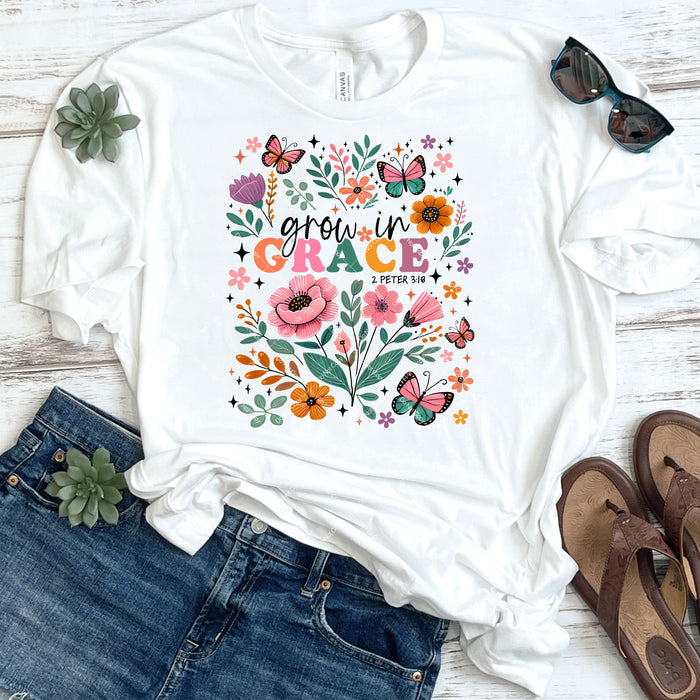 Grow In Grace 2 Peter 3:18 DTF Transfer