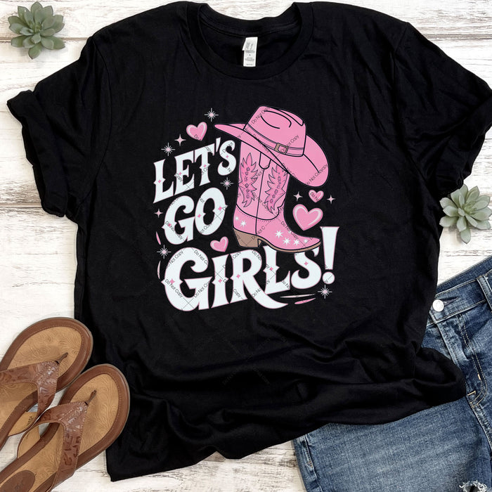 Let's Go Girls DTF Transfer