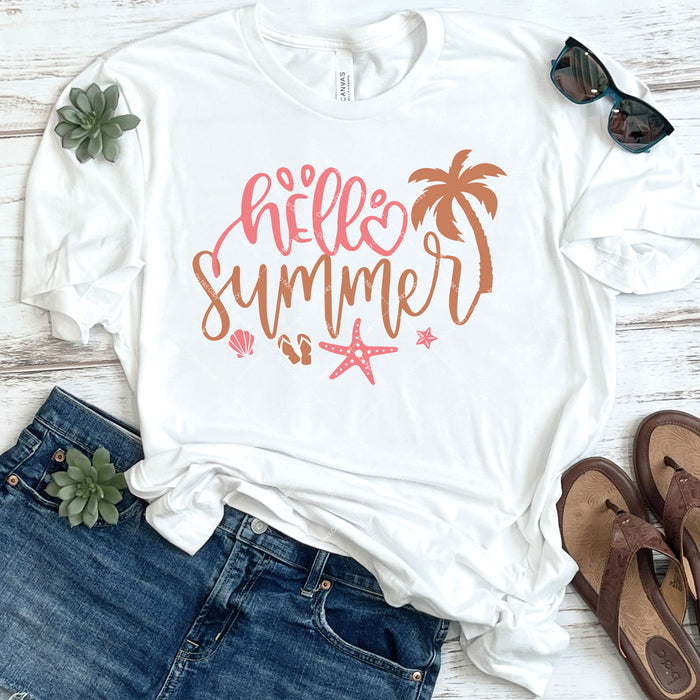 Hello Summer DTF Transfer