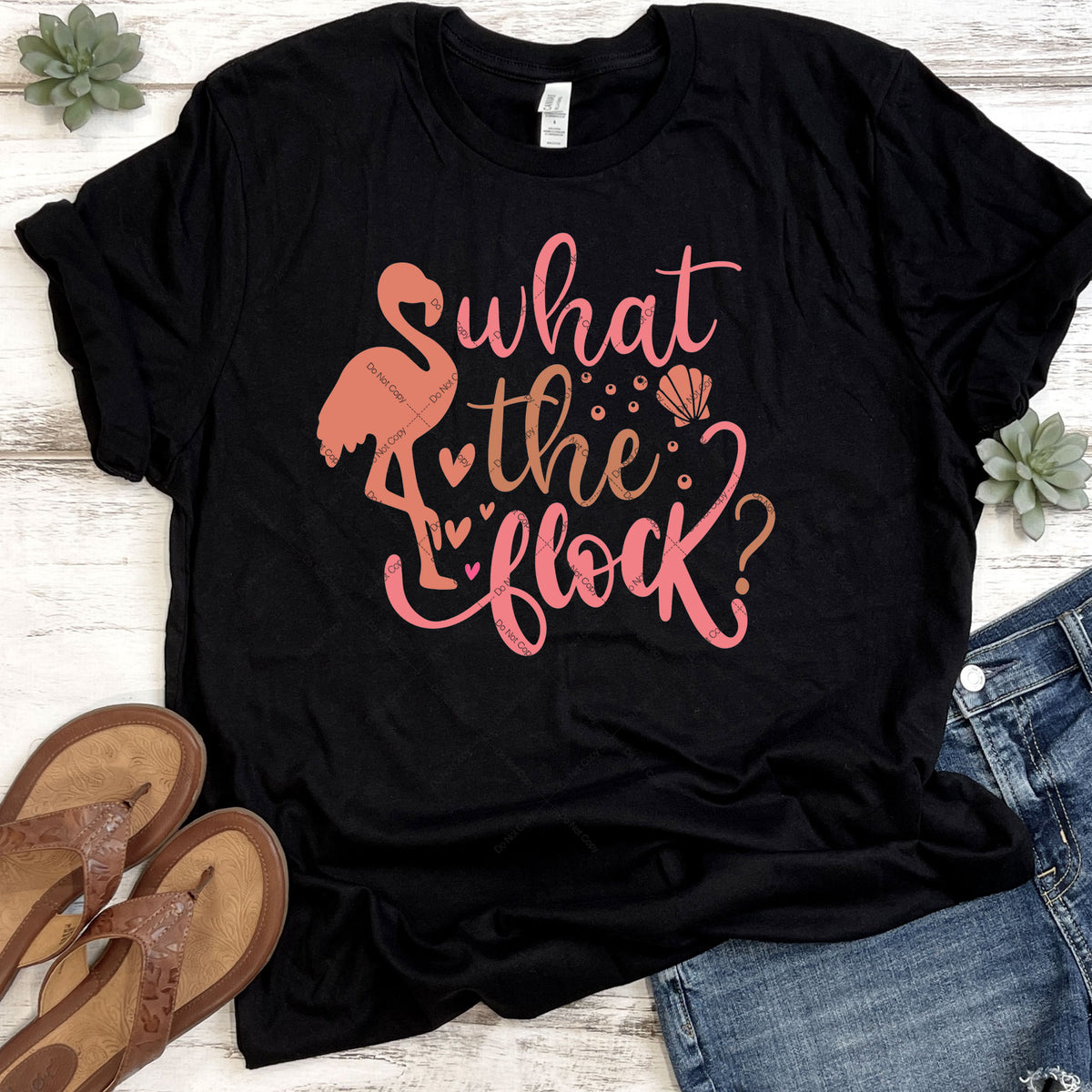 What The Flock DTF Transfer — Sunny Daze Transfers