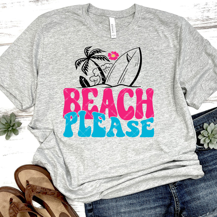 Beach Please DTF Transfer