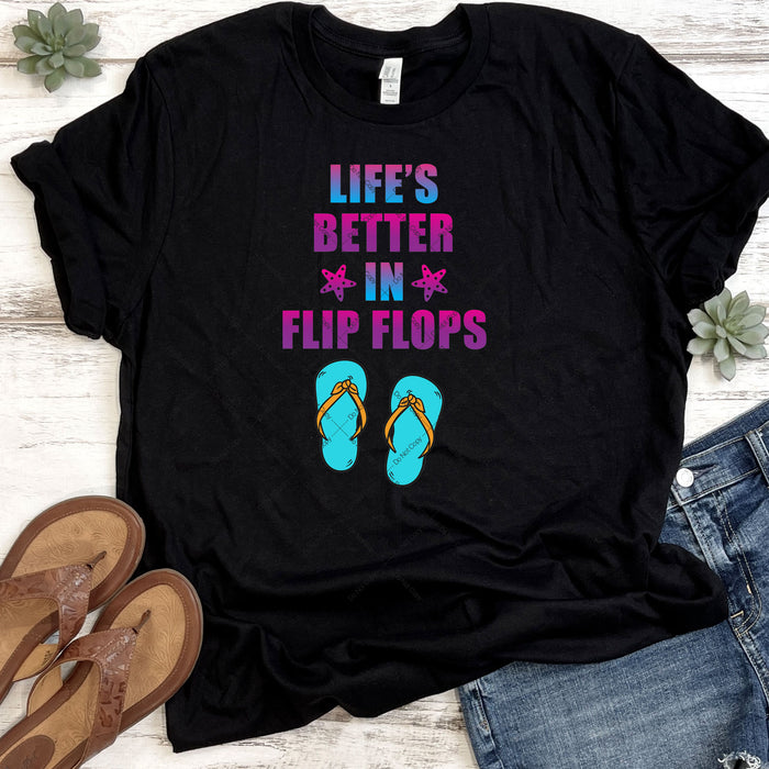 Life's Better In Flip Flops DTF Transfer