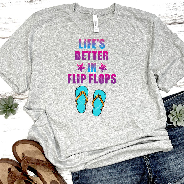 Life's Better In Flip Flops DTF Transfer