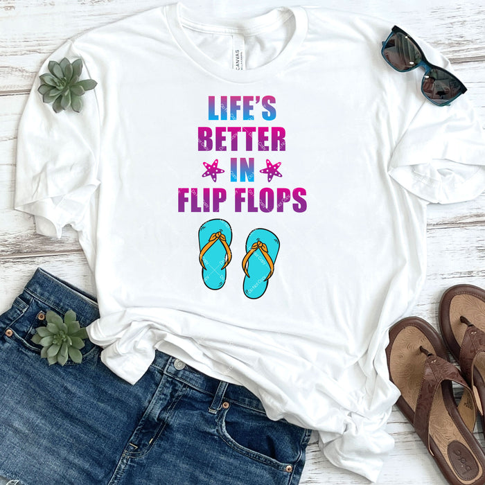 Life's Better In Flip Flops DTF Transfer