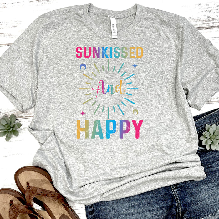 Sunkissed And Happy DTF Transfer