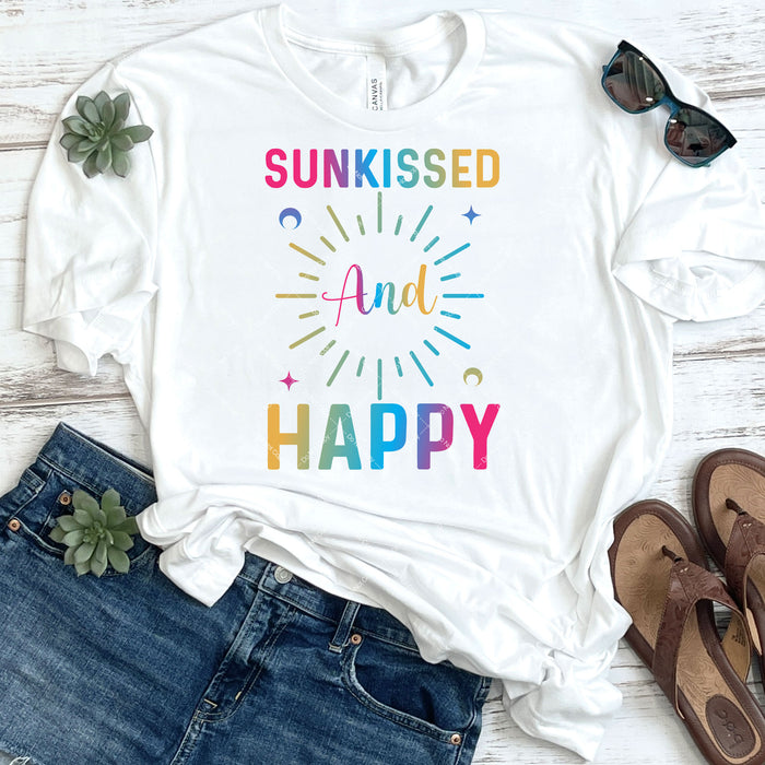 Sunkissed And Happy DTF Transfer