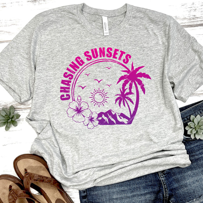 Chasing Sunsets DTF Transfer