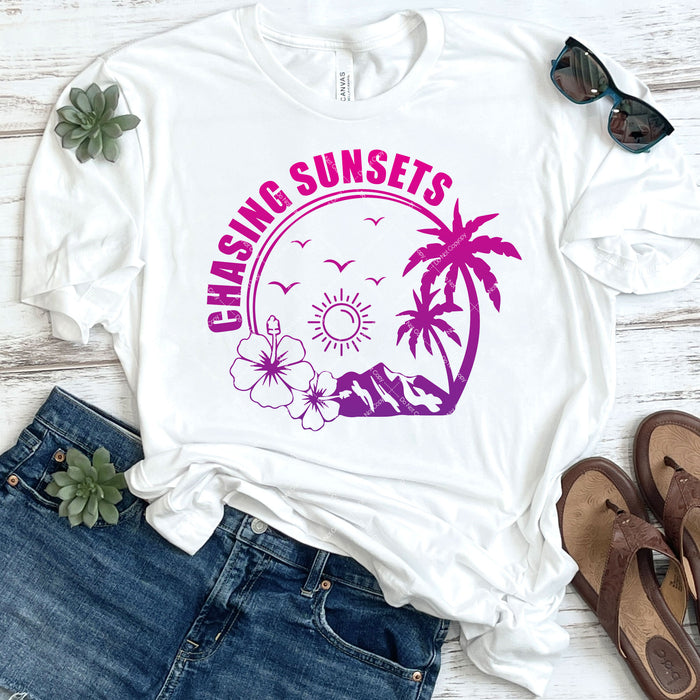 Chasing Sunsets DTF Transfer