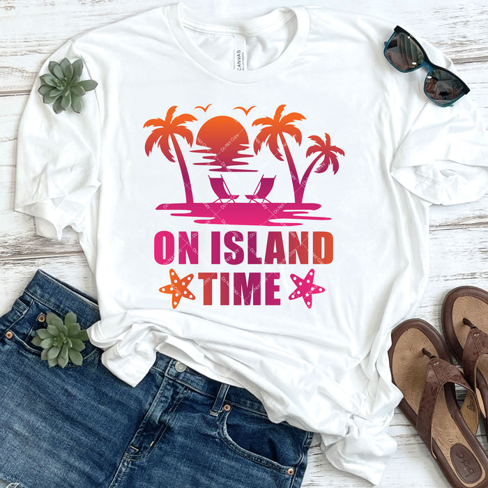 On Island Time DTF Transfer