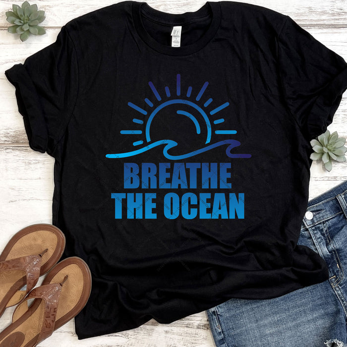 Breath The Ocean DTF Transfer