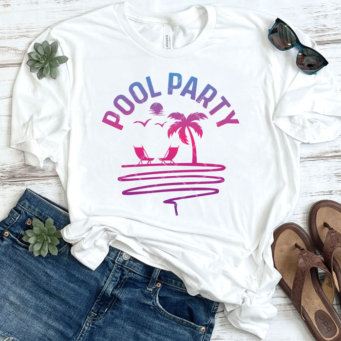 Pool Party DTF Transfer