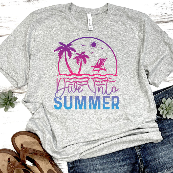 Dive Into Summer DTF Transfer