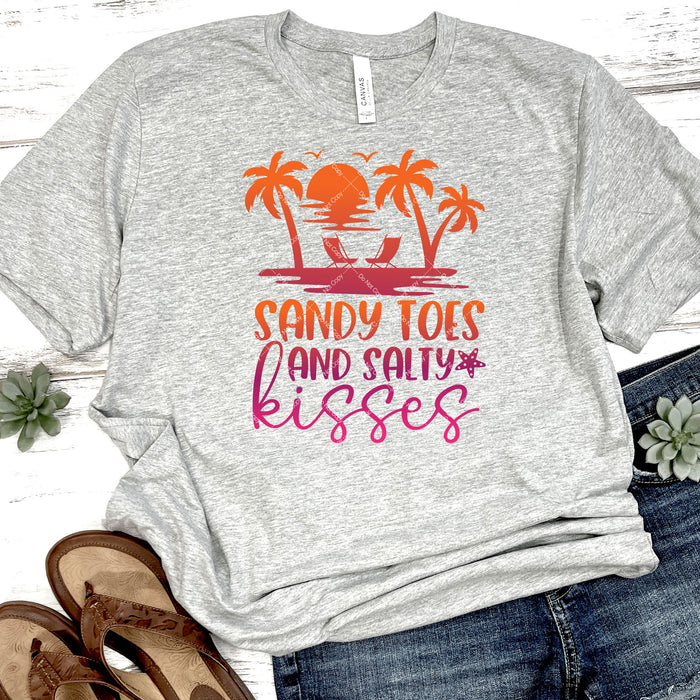 Sandy Toes And Salty Kisses DTF Transfer