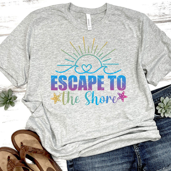 Escape To The Shore DTF Transfer