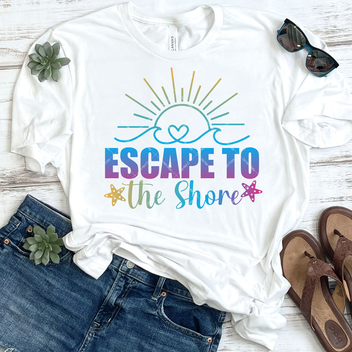 Escape To The Shore DTF Transfer
