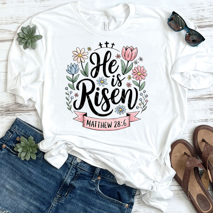 He Is Risen DTF Transfer