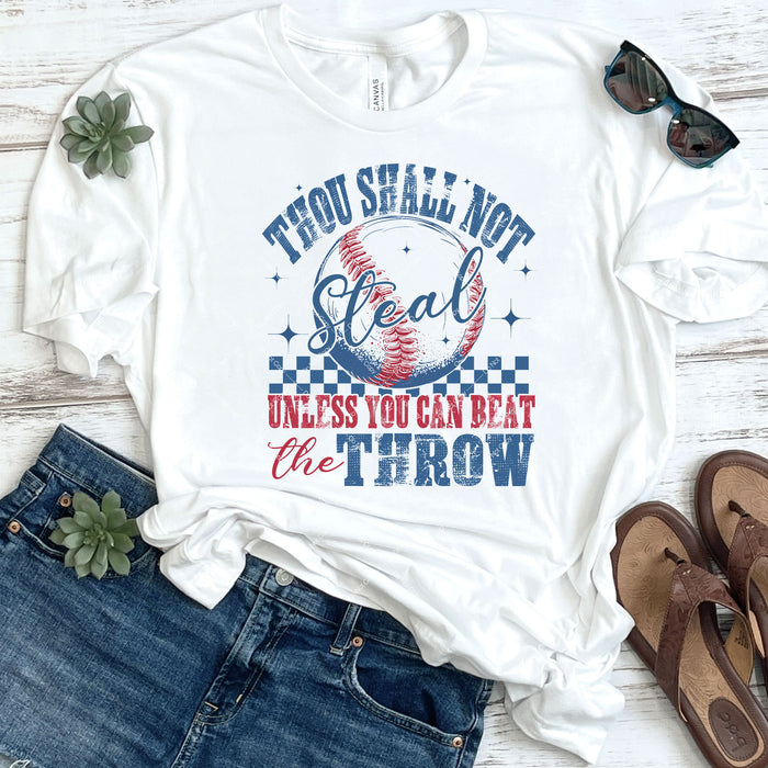 Thou Shall Not Steal DTF Transfer