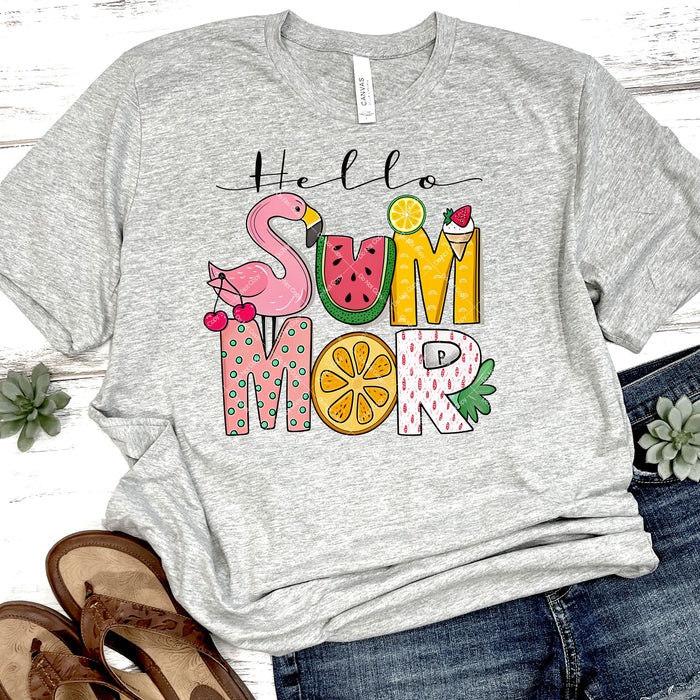 Hello Summer DTF Transfer