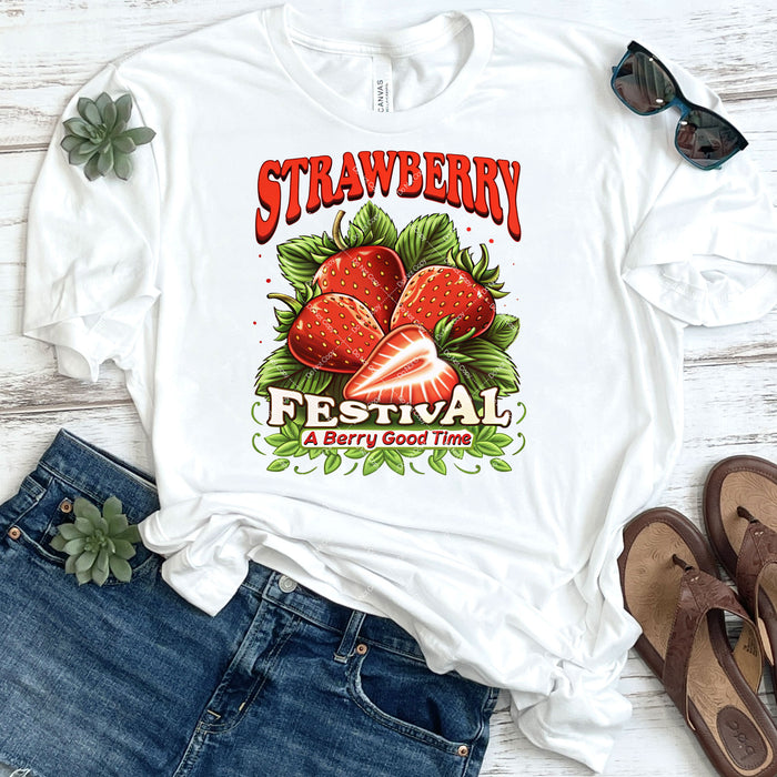 Strawberry Festival DTF Transfer