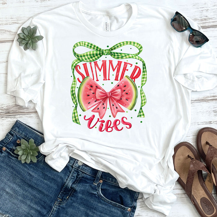 Watermelon Summer Vibes DTF Transfer