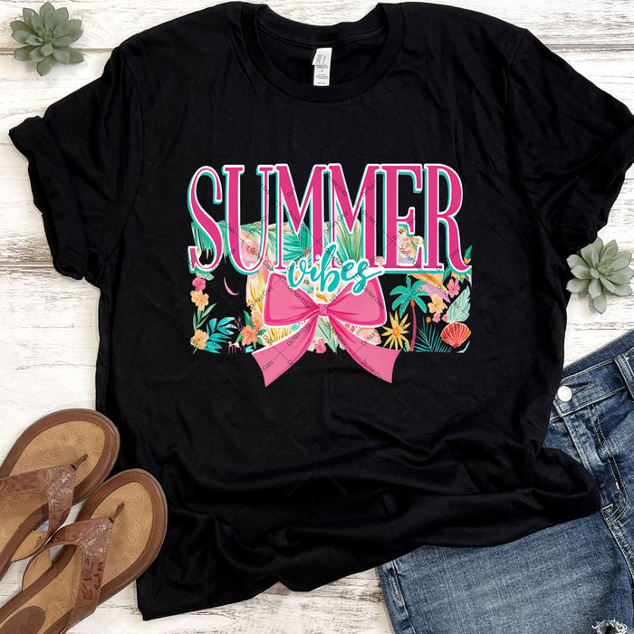 Tropical Summer Vibes DTF Transfer