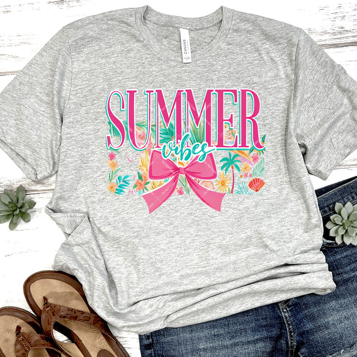 Tropical Summer Vibes DTF Transfer