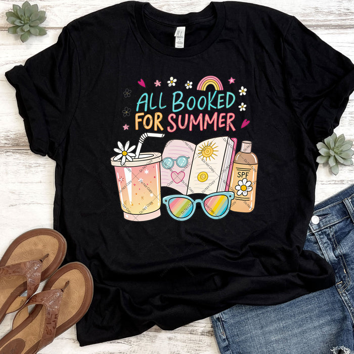 All Booked For Summer DTF Transfer