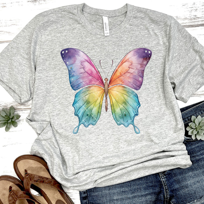 Beautiful Rainbow Butterfly DTF Transfer