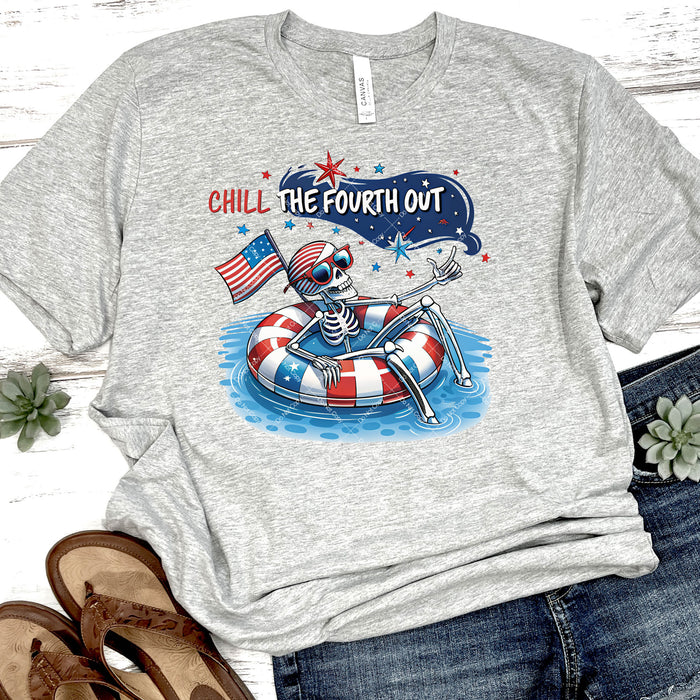 Chill The Fourth Out DTF Transfer