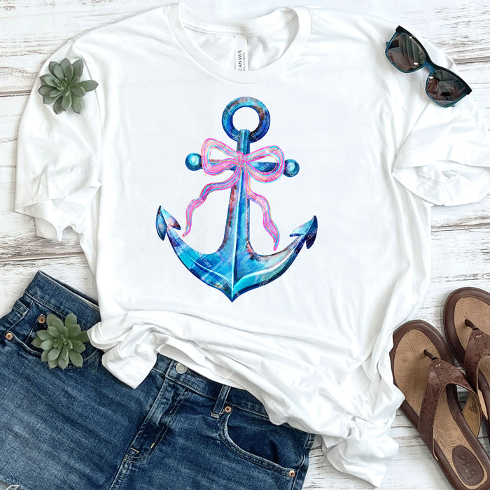 Anchor & Bow DTF Transfer