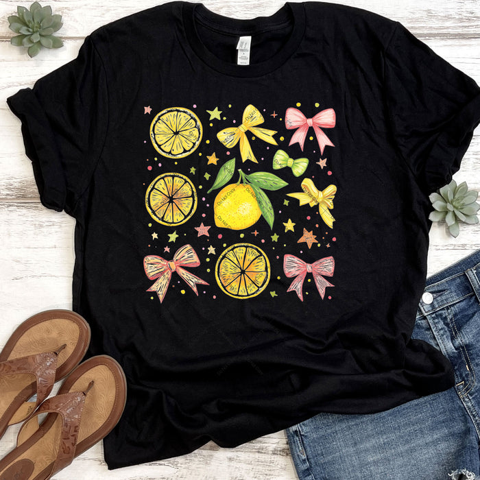Summer Lemons & Bows DTF Transfer
