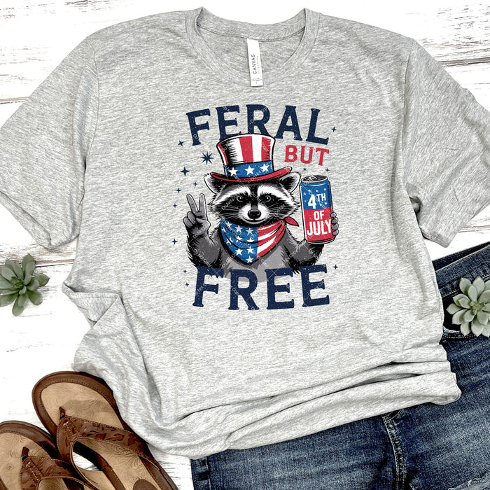 Feral But Free DTF Transfer