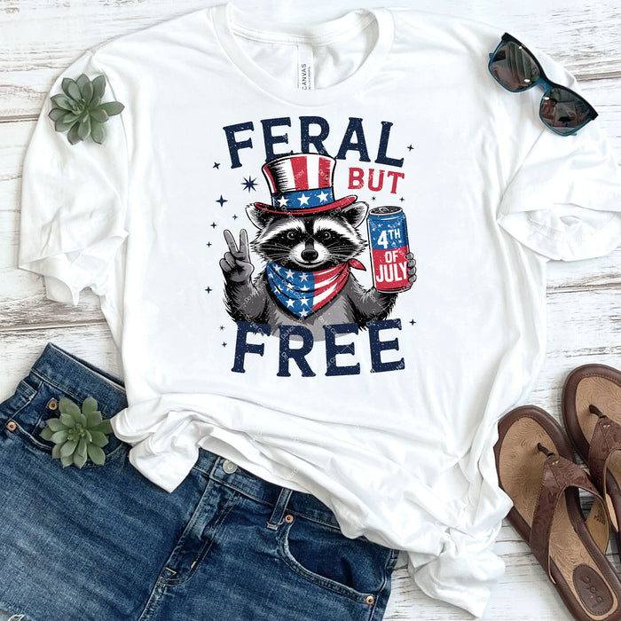 Feral But Free DTF Transfer