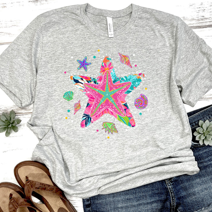 Colorful Sea Life DTF Transfer
