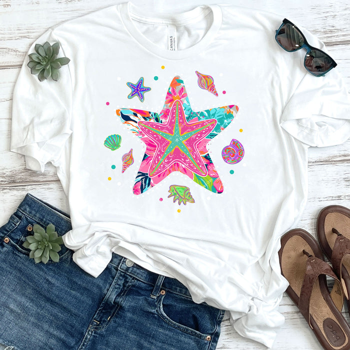 Colorful Sea Life DTF Transfer