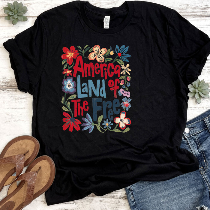 America Land of The Free DTF Transfer