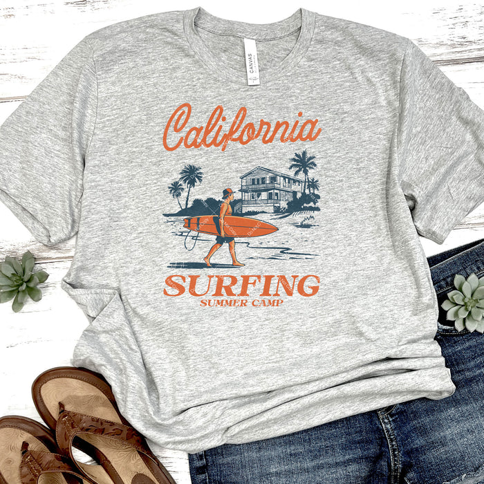 California Surfing Summer Camp DTF Transfer