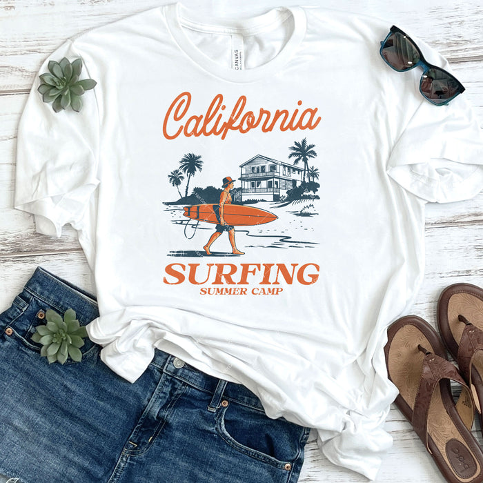 California Surfing Summer Camp DTF Transfer