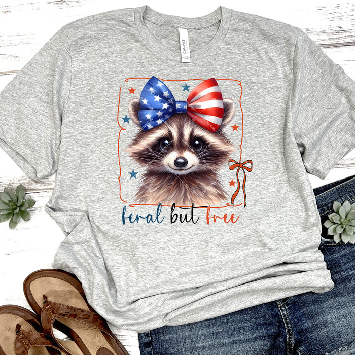 Feral But Free DTF Transfer