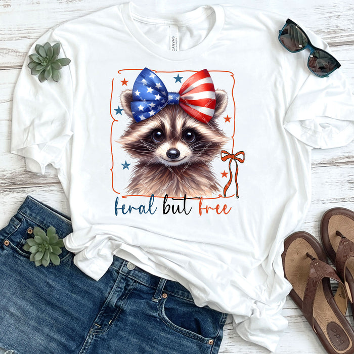 Feral But Free DTF Transfer