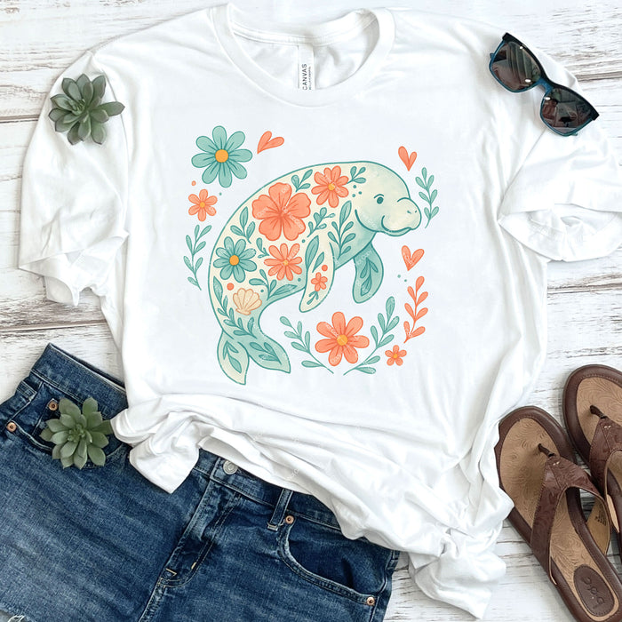 Floral Porpoise DTF Transfer